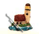 (image for) Dollhouse Miniature Lighthouse Sculpture by Amy Robinson