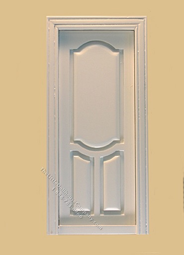 (image for) Miniature Stannford Interior Door White for Dollhouses
