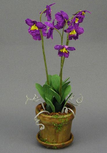 (image for) Dollhouse Miniature Orchids