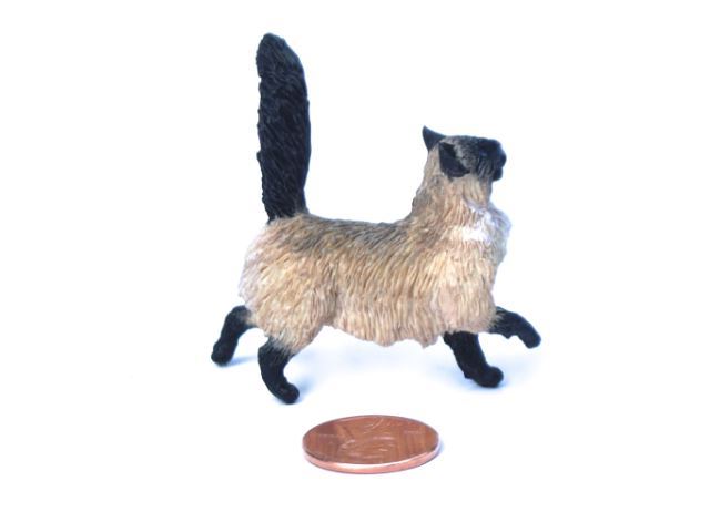 (image for) Dollhouse Scale Siamese Cat