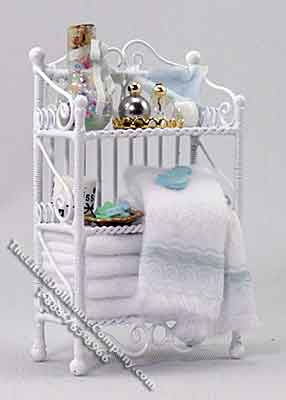 (image for) Powder Room Towel Storage Rack