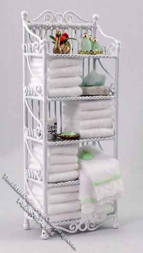 (image for) Powder Room Towel Storage Rack