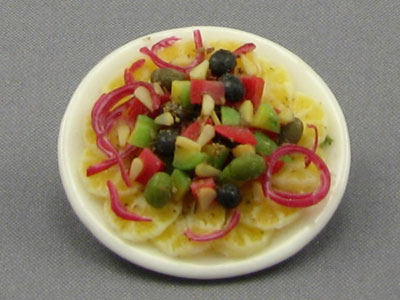 (image for) Dollhouse Scale Model Vegetarian Dish