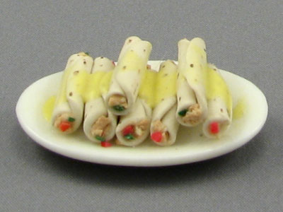(image for) Dollhouse Scale Model Crepes Plate