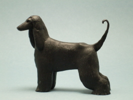 (image for) Miniature Standing Afghan Dog by Karl Blindheim