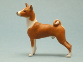 (image for) Miniature Standing Basenji by Karl Blindheim