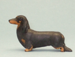 (image for) Miniature Standing Long-Haired Dachshund by Karl Blindheim