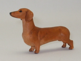 (image for) Miniature Brown Female Dachshund by Karl Blindheim