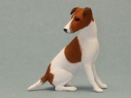 (image for) Miniature Sitting Fox Terrier with Smooth Hair by Karl Blindheim