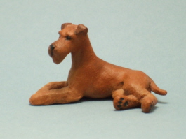 (image for) Miniature Laying Irish Terrier by Karl Blindheim
