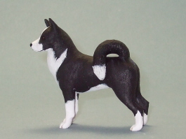 (image for) Miniature Standing Karelian Bear Dog by Karl Blindheim
