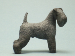 (image for) Miniature Standing Male Kerry Blue Terrier by Karl Blindheim