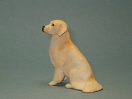 (image for) Miniature Sitting Golden Retriever by Karl Blindheim