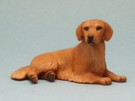 (image for) Miniature Laying Golden Retriever by Karl Blindheim