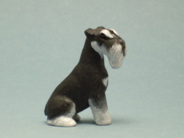 (image for) Dollhouse Scale Schnauzer ( Miniature ) by Karl Blindheim