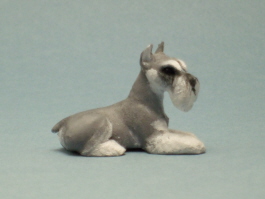 (image for) Dollhouse Scale Model Schnauzer ( Miniature ) by Karl Blindheim