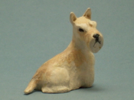 (image for) Miniature Sitting Wheaten Scottish Terrier by Karl Blindheim