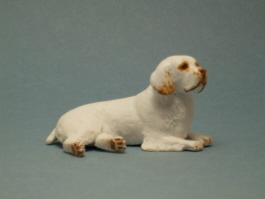 (image for) Miniature Laying Clumber Spaniel by Karl Blindheim