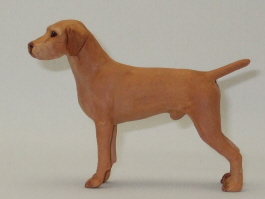 (image for) Miniature Standing Male Wire-Haired Vizsla by Karl Blindheim