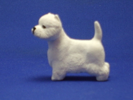 (image for) Miniature Standing West Highland White Terrier by Karl Blindheim