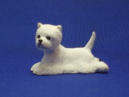 (image for) Miniature Laying West Highland White Terrier by Karl Blindheim