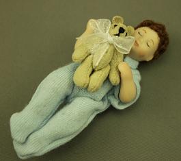 (image for) Charlie Baby Doll With Bear by Patsy Thomas