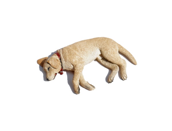 (image for) Dollhouse Scale Golden Labrador Dog