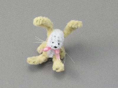 (image for) Miniature Beige and White Rabbit by Sue Wilkes