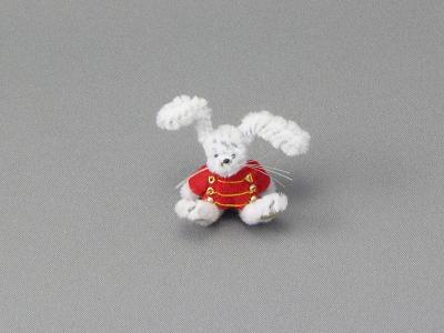 (image for) Miniature Small Rabbit in Band Leader Jacket by Sue Wilkes
