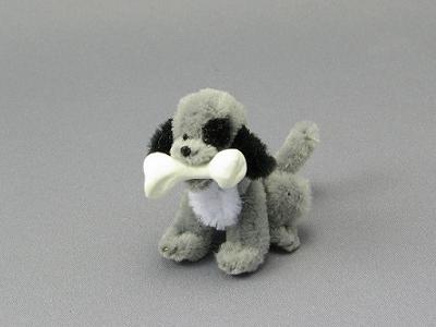 (image for) Miniature Dog with a Bone by Sue Wilkes of Shoebutton Bears