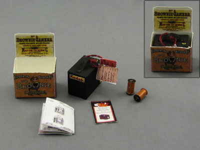 (image for) Miniature Replica Brownie Camera by Jane Woodham