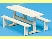 (image for) Colonial Trestle Table and Benches Kit(Discontinued)