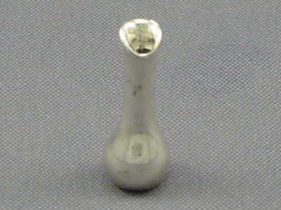 (image for) Miniature Sterling Silver Rosebud Vase by Don Henry