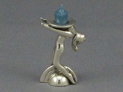 (image for) Miniature Sterling Silver Statuette by Don Henry