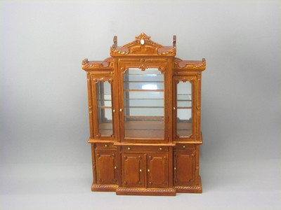 (image for) Edwardian Display Cabinet Walnut