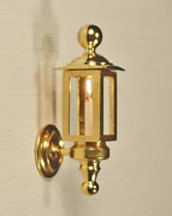 (image for) Miniature Brass Coach Lamp Non-Working