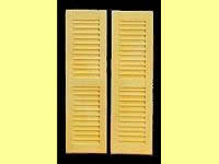 (image for) Large Louvered Shutters for Dollhouse Scale Models