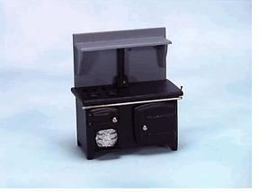 (image for) Dollhouse Coal Stove 1/12th scale