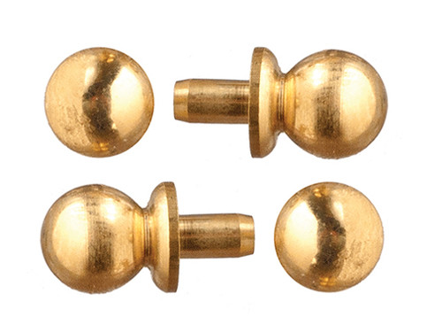 (image for) Round Pull Knobs, 5mm for Dollhouse Scale Models, 4/pkg.