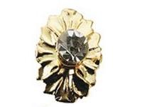 (image for) Crystal Medallion Knob for Dollhouse Scale Models, 2/pkg.