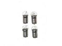 (image for) Dollhouse Scale Model 12V Round Screw Base Bulbs, 4 pcs./pkg.