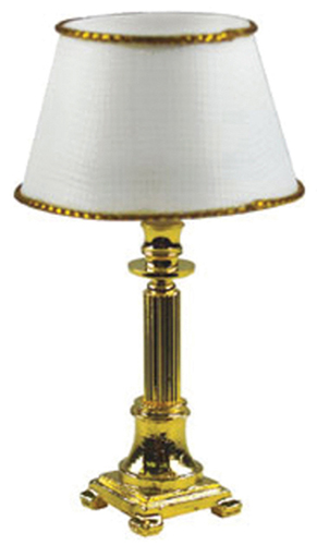 (image for) Brass Column Table Lamp