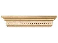 (image for) Dollhouse Scale Model Yorktown Door Pediment, 2/pkg.