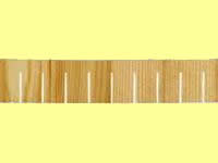 (image for) Dollhouse Scale Model Square Butt Wood Shingle Strips 12/pk