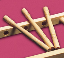 (image for) Porch Turned Spindle for Fashion Dollhouse Scale Models, 12/pkg