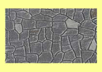 (image for) Dollhouse 1/2 Scale Model Latex Flagstone Bricks