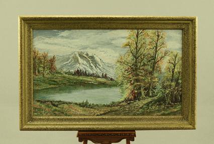 (image for) Lake - Painting by Lisiann