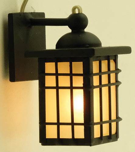 (image for) Dollhouse Scale Model Craftsman Coach Lamp