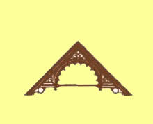 (image for) Apex Trim 2-3/8"H x 4-5/8"W for Dollhouse Scale Models