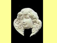 (image for) Dollhouse Scale Model Angel Applique (2/pk)